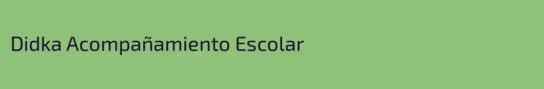 Didka Acompañamiento Escolar